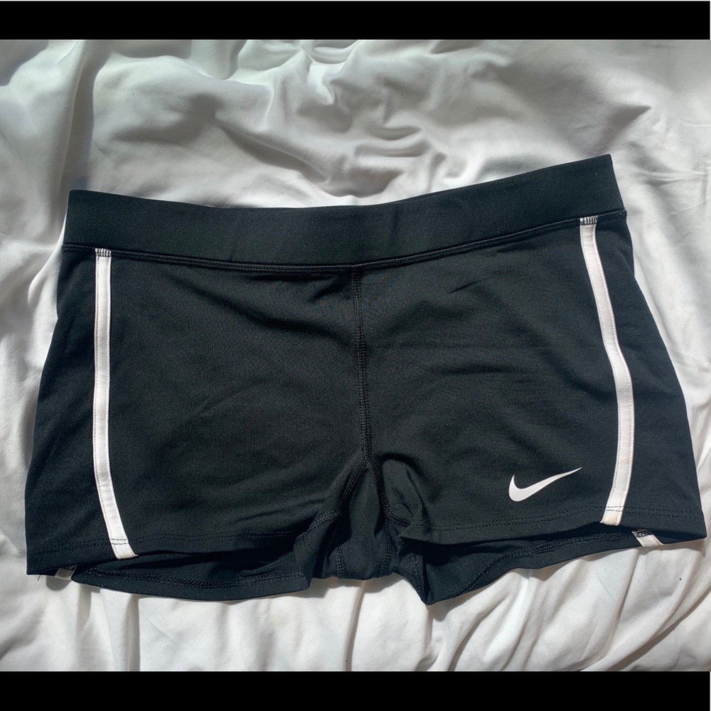 dri-fit black & white nike spandex
